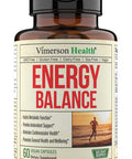 Daily Energy & Metabolism Support Supplement - Increased Energy Boost, Helps Your Metabolism. Herbs & Vitamins with Biotin, Alpha Lipoic , Vanadium, Chromium. Free. 60 Capsules