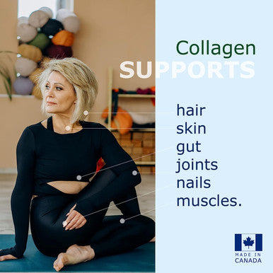 Promise Pure Bovine Collagen European Certified 2000mg of Peptan Extra Strength For Hair, Skin and Nails, For Digestive Health, For Bone Strenght, For Joint Health, Made in Canada (120 +30 FREE caps)
