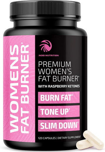 Nobi Nutrition Weight Loss Pills for Women Fat Burners for Women Metabolism Booster Weight Loss Supplement with Raspberry Ketones Appetite Suppressant Stomach Fat Burner and Weightloss Diet Pills