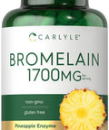 Carlyle Bromelain 1700 Mg | 90 Capsules | Pineapple Enzyme Supplement | Non-Gmo And Gluten Free