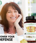 Mother Nature Organics Superfoods for Organic Living Organic Black Seed Oil 2000Mg - 60 Softgel Capsules (Non-Gmo) Premium Cold-Pressed Nigella Sativa - Black Cumin Seed Oil With Omega 3, 6, 9 - Darkest, Highest Tq Content