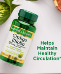 Nature s Bounty Ginkgo Biloba Capsules Memory Support 100 Capsules