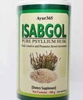 Ayur365 Pure Psyllium husk Unflavoured & Sugar-Free For Gentle Relief of Irregularity 100g, 29 Doses & Four Weeks Supply
