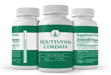 PURE ORIGINAL INGREDIENTS Houttuynia Cordata, (100 Capsules) Always Pure, No Additives Or Fillers, Lab Verified