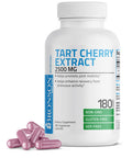 Bronson Tart Cherry Extract 2500 Mg Vegetarian Capsules With Antioxidants And Flavonoids Non-Gmo, 180 Count