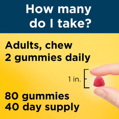 Nature Made Multivitamin For Him With Omega-3 Mens Multivitamins For Daily Nutritional Support Multivitamin For Men 80 Gummy Vitamins And Minerals 40 Day Supply