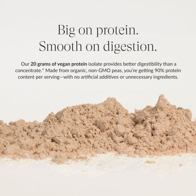 Beam Vegan Protein Powder Organic Pea Protein Isolate 20g Plant-Based Protein per Serving Third-Party Tested No Added Sugar Dairy Free Soy Free Gluten Free 20 Servings Chocolate