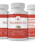 PURE ORIGINAL INGREDIENTS Agaricus, (100 Capsules) Always Pure, No Additives Or Fillers, Lab Verified
