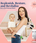 Best Nest Wellness Mama Bird Postnatal Vitamins for Breastfeeding and Postpartum Whole Food Organic Blend Methylated Vitamins Vegan Once Daily 30 Ct