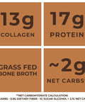 Left Coast Performance 2lb Pure Bone Broth and 2lb Chocolate Bone Broth