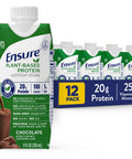 Ensure 100% Plant-Based Vegan Protein Nutrition Shakes With 20G Fava Bean And Pea Protein & Liquid Clear Nutrition Drink