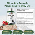 Shilajit for Men Women Shilajit with Naturally Fulvic Acid and L-Arginine Himalayan Shilajits for Extra Power Stamina and Immune Support Non-GMO Made in USA 60 Capsules, 1,300mg Per Serving