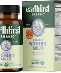 Earthfirst Organic Womenâ€™S Multi Once Daily Women'S Multivitamin Iron Vitamin B12 & More 19 Vitamins From Herbs & Superfoods 60 Count