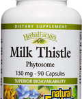 HerbalFactors by Natural Factors Milk Thistle Phytosome Promotes Healthy Liver Function with Dandelion and Turmeric 90 capsules 90 servings