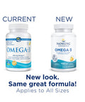 Nordic Naturals Omega-3 Purified Fish Oil - Lemon (120 Soft Gels)