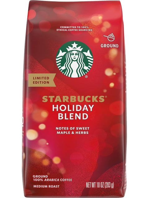 Starbucks K-Cup Coffee Pods, Medium Roast Coffee for Keurig Brewers, Holiday Blend, 100% Arabica, Limited Holiday Edition, 1 Box (32 Pods)