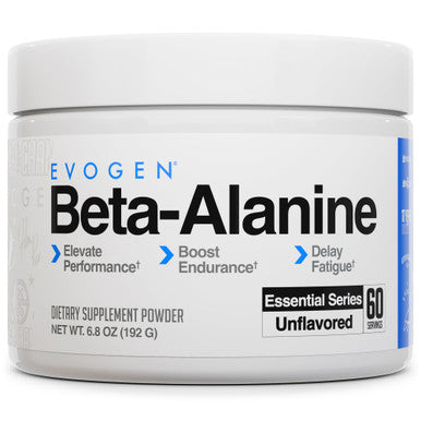 Evogen Beta-Alanine - Performance Enhancer | Boost Endurance Delay Fatigue | Unflavored | 60 Servings