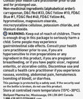 FeraMAX Pd 150 Iron Supplement - Once Daily High Dose Iron Supplement No.1 Recommended Treatment for Iron Deficiency Anemia - 150mg of Elemental Iron per Capsule, 100 Capsules