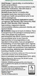 FeraMAX Pd 150 Iron Supplement - Once Daily High Dose Iron Supplement No.1 Recommended Treatment for Iron Deficiency Anemia - 150mg of Elemental Iron per Capsule, 100 Capsules