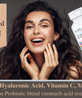 KAPPA NUTRITION (120 Capsules), Collagen Type I, II, III, 6 Billion Probiotics Resistance, Hyaluronic , Vitamin C, Biotin & MCT Oil, Hair, Nails, and Skin, Collagen Peptides 14 in 1 from