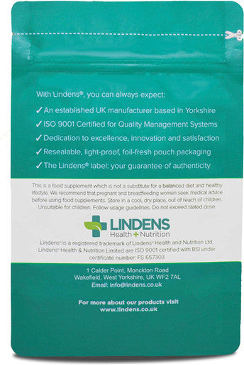 Lindens D-Mannose 1000mg Tablets - 120 Pack - Each Tablet Provides 1000mg D Mannose - UK Manufacturer, Letterbox Friendly