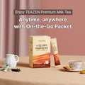 Teazen Earl Grey Vanilla Milk Tea Powder Cylon Black Tea Sweetened Instant Milk Tea Mix On-the-go Packet (20 Packets 10.58oz)