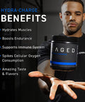 Electrolytes, Kaged Muscle Hydra-Charge Premium Electrolyte Powder, Pre Workout, Post Workout, Intra Workout, Pink Lemonade, 60 Servings