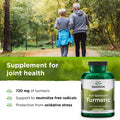 Swanson Turmeric Antioxidant Joint Health Cardiovascular Liver Detox Mood and Memory Support Supplement Curcuma Longa (Rhizome) 720 mg 240 Capsules 120 Servings 1.44 Grams per Serving