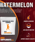 Bulksupplements.Com Watermelon Juice Powder - Watermelon Electrolyte - Vegan Drink Mix - Watermelon Energy Powder - Pure Watermelon Extract (250 Grams - 8.8 Oz)