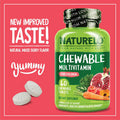 NATURELO Chewable Vitamin for Kids Ãƒâ€šÃ¢â‚¬â€œ Multivitamin with Whole Food Organic Fruit Blend - 60 Tablets for Children