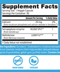 Doctor'S Best Natto Serra For Men & Women - Nattokinase And Serrapeptase Enzyme Supplement Caps For Circulatory & Immune Health Support Optimal Digestive Absorption Non Gmo Vegan 90 Veg Capsules