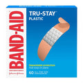 Band-Aid Brand Tru-Stay Plastic Strips Adhesive Bandages For Wound Care And First Aid, All One Size, 60 Ct
