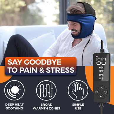 Electric Jaw Heating Pad For Tmj, Moist Heat Face Heating Pad With 3 Temp Settings And Auto Off, Hot Therapy For Chin Cheek Temple Pain Tension Headache Relief