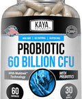 Kaya Naturals Probiotic Billion CFU Probiotics for Women Probiotics for Men and Adults Natural Gut Health and Immune Support Supplement Provides Digestive Support