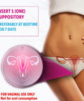 Healthfare Feminiva Boric Acid Vaginal Suppositories - 30 Count, 600Mg, Intimate Health Support - 100% Pure Made In Usa