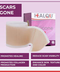 Medical Grade Silicone Scar Sheets - Non-Irritating Scar Strips For Surgical Scars, C-Section, Tummy Tuck, And Keloid - Premium Soft Gel Strips For Pain-Scar Removal (1.6In X 120In)