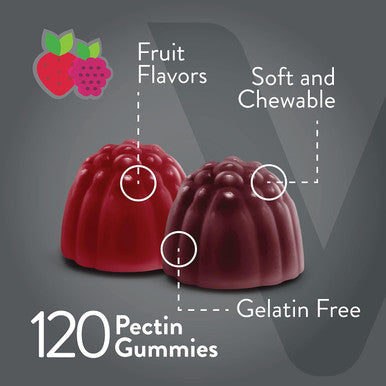 Prebiotic Fiber Gummies For Adults, 4G - Zero Sugar Added - Fiber Supplement Gummies For Digestive Health Regularity & Natural Weight Support-Vegan, Gelatin - Chewable Fruit Flavored Gummy 2 Pack