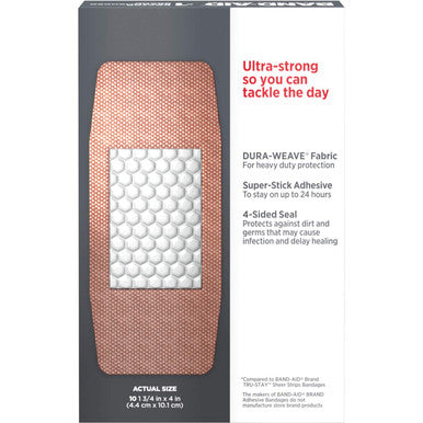 Band-Aid Brand Tough Strips Bandages Xl, 10 Count
