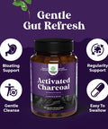 Natures Craft Cleanse and Detox Activated Charcoal Capsules - Purifying Detox Pills with 1200mg Per Serving Coconut Charcoal Powder for Bloating Relief and Body Detox Cleanse - Active Charcoal for Gut Health-180ct