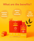 Zooki 750mg Liposomal Curcumin from Turmeric Liquid Sachets | 4X Higher Absorption | Vegan Allergen Free Natural Ingredients | Tangerine Flavour 14 Servings