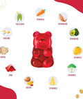 Multivitamins For Kids Gummies All Essential Vitamins With Vitamin D And Zinc Gluten Free Nongmo Natural Flavoring 90 Count