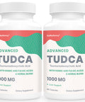 KoNefancy Tudca Liver Supplements 1000 Mg-Bile Salts For Liver Cleanse Detox-Milk Thistle Herbal Blend With Fulvic And Humic Acid For Liver,Digestive Health,120 Vegan Capsules