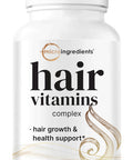 Micro Ingredients Hair Growth Vitamins For Women & Men 120 Capsules 14-In-1 Formula With Biotin Collagen Keratin Saw Palmetto & More Thicker Fuller Nourishes Thinning & Loss Hair Support