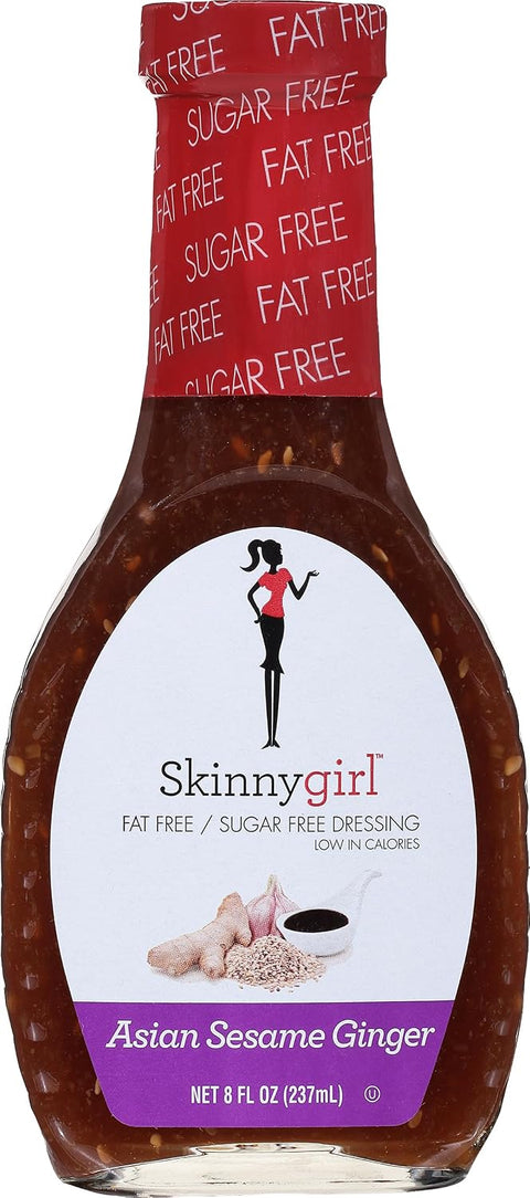Skinnygirl Sugar Free Gluten Free Avocado Oil Salad Dressing, Creamy Caesar, 11.5 Ounce