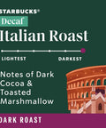 Starbucks VIA Instant Coffee Packets, Single Serve, Dark Roast Coffee, Decaf Italian Roast, 50 Packets