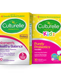 Culturelle Kids Chewable Daily Probiotic for Kids 30 Count Probiotic for Women with Probiotic Strains to Support Digestive Immune Vaginal Health 30 Count