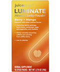 JuicePlus+ Luminate - Plant-Based Cognitive Support Drink with Ashwagandha Lions Mane & Coffee Berry for Clarity & Vitality - 15 Sticks 2.75 oz
