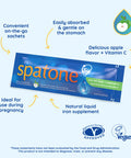Spatone Liquid Iron with Added Apple and Vitamin C 28 sachets