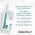 BetterYou Pure and Clean Magnesium Spray with Magnesium Chloride, 31% Concentration, 3.4 Fl Ounce (600 Sprays)