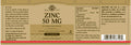 Solgar Vitamin C 1000 Mg 100 Vegetable Capsules - Antioxidant & Immune Support - Overall Health Zinc 50 Mg 100 Tablets - Zinc For Healthy Skin Taste & Vision